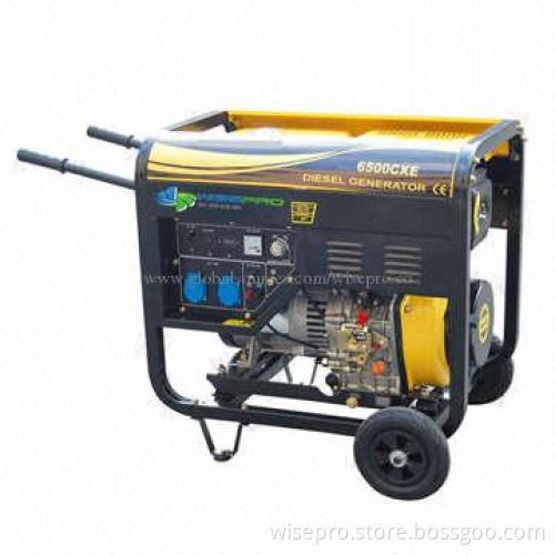 Portable diesel generator, 5000W, 5kW, 5kVA, low noise, EPA certificate